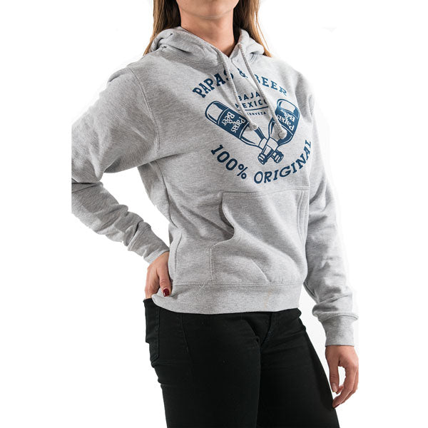Cerveza Women's Pullover Hoodie - Athletic Grey